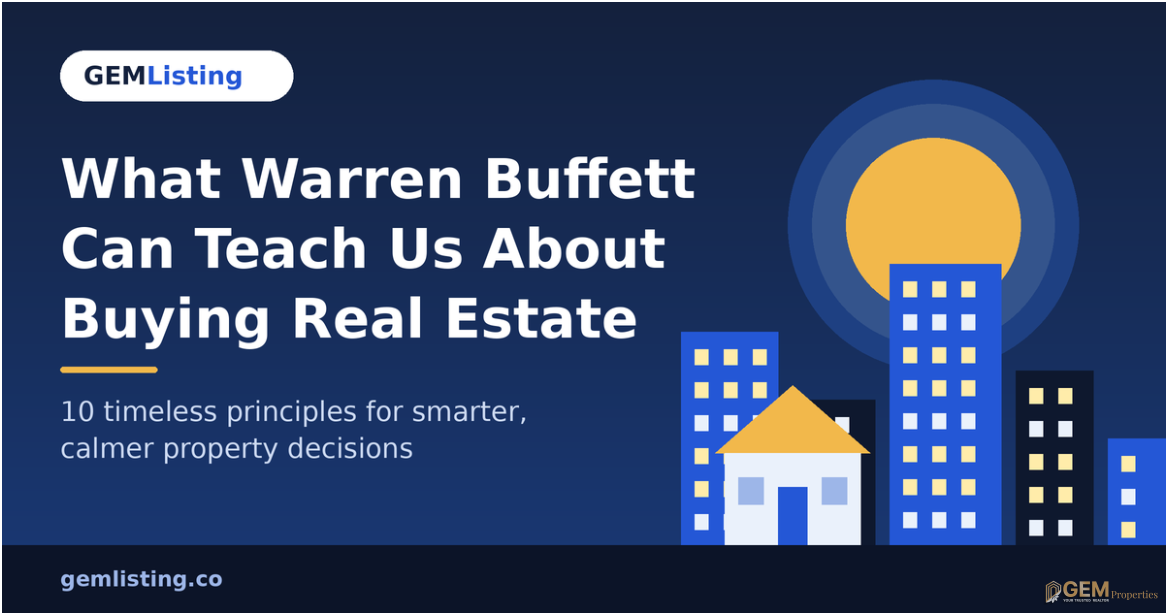 What Warren Buffett Can Teach Us About Buying Real Estate